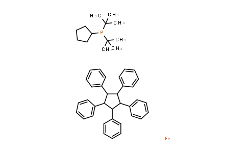 Ditert-butyl(cyclopentyl)phosphane; iron; (2,3,4,5-tetraphenylcyclopentyl)benzene