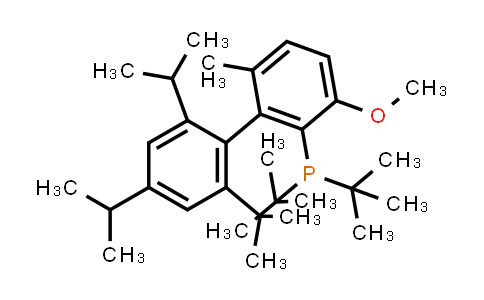 Ditert-butyl-[6-methoxy-3-methyl-2-(2,4,6-triisopropylphenyl)phenyl]phosphane