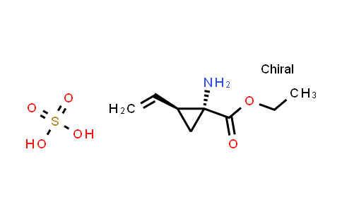 Ethyl (1R,2S)-1-amino-2-vinyl-cyclopropanecarboxylate; sulfuric acid