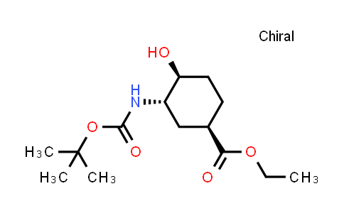 Ethyl (1R,3S,4S)-3-(tert-butoxycarbonylamino)-4-hydroxy-cyclohexanecarboxylate