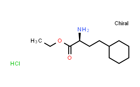 Ethyl (2S)-2-amino-4-cyclohexyl-butanoate hydrochloride