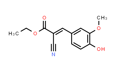ethyl (E)-2-cyano-3-(4-hydroxy-3-methoxy-phenyl)prop-2-enoate