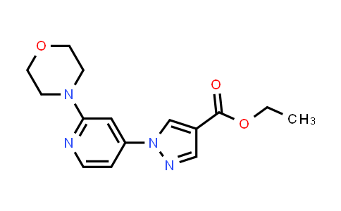 ethyl 1-(2-morpholino-4-pyridyl)pyrazole-4-carboxylate