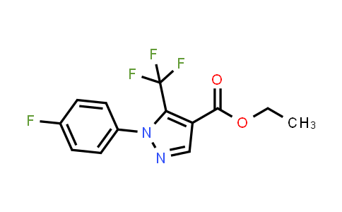 ethyl 1-(4-fluorophenyl)-5-(trifluoromethyl)pyrazole-4-carboxylate