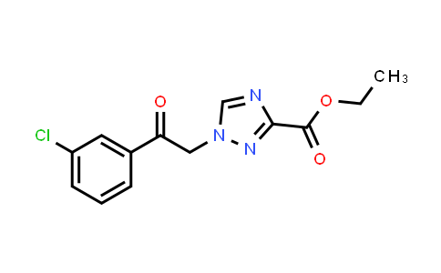 Ethyl 1-[2-(3-chlorophenyl)-2-oxo-ethyl]-1,2,4-triazole-3-carboxylate