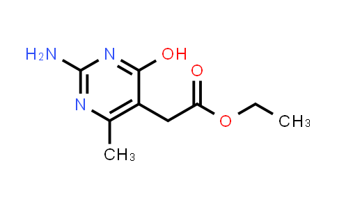 ethyl 2-(2-amino-4-hydroxy-6-methyl-pyrimidin-5-yl)acetate