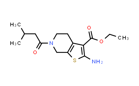 Ethyl 2-amino-6-(3-methylbutanoyl)-4H,5H,6H,7H-thieno[2,3-c] pyridine-3-carboxylate