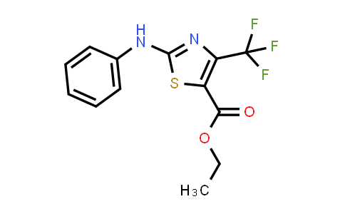 ethyl 2-anilino-4-(trifluoromethyl)thiazole-5-carboxylate