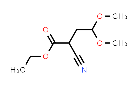 ethyl 2-cyano-4,4-dimethoxy-butanoate