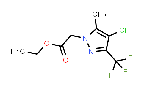 ethyl 2-[4-chloro-5-methyl-3-(trifluoromethyl)pyrazol-1-yl]acetate