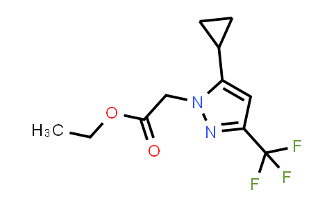 ethyl 2-[5-cyclopropyl-3-(trifluoromethyl)pyrazol-1-yl]acetate