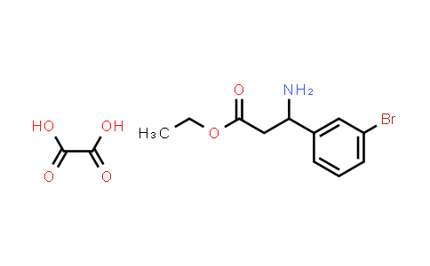 Ethyl 3-amino-3-(3-bromophenyl)propanoate oxalic acid