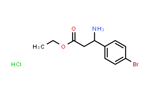 Ethyl 3-amino-3-(4-bromophenyl)propanoate hydrochloride