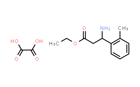 Ethyl 3-amino-3-(o-tolyl)propanoate oxalic acid