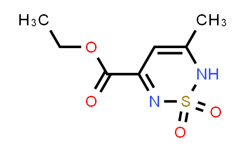 ethyl 3-methyl-1,1-dioxo-2H-1,2,6-thiadiazine-5-carboxylate