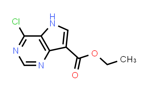 Ethyl 4-chloro-5H-pyrrolo[3,2-d]pyrimidine-7-carboxylate