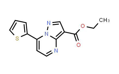 ethyl 7-(2-thienyl)pyrazolo[1,5-a]pyrimidine-3-carboxylate