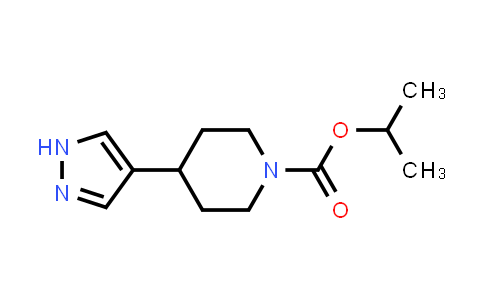 Isopropyl 4-(1H-pyrazol-4-yl)piperidine-1-carboxylate