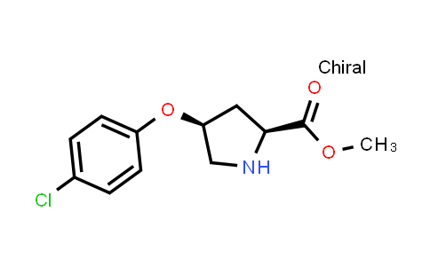 Methyl (2S,4S)-4-(4-chlorophenoxy)pyrrolidine-2-carboxylate