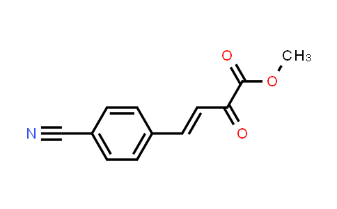 methyl (E)-4-(4-cyanophenyl)-2-oxo-but-3-enoate