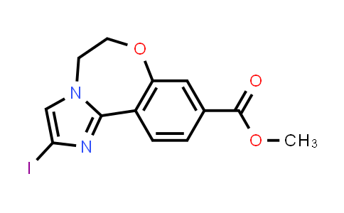methyl 2-iodo-5,6-dihydroimidazo[1,2-d][1,4]benzoxazepine-9-carboxylate