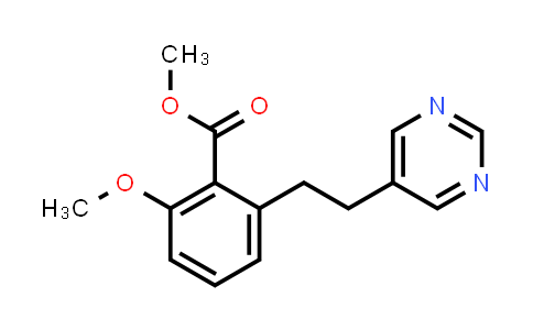 Methyl 2-methoxy-6-(2-pyrimidin-5-ylethyl)benzoate