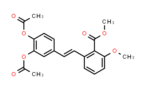 Methyl 2-[(E)-2-(3,4-diacetoxyphenyl)vinyl]-6-methoxy-benzoate