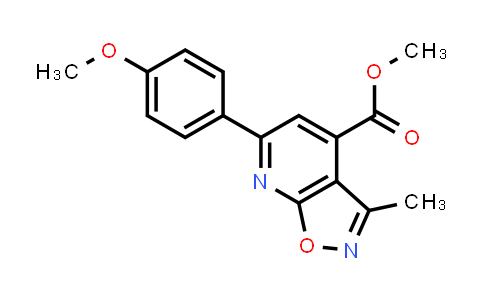 methyl 6-(4-methoxyphenyl)-3-methyl-isoxazolo[5,4-b]pyridine-4-carboxylate