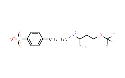 Methyl-(1-methyl-3-trifluoromethoxy-propyl)-ammonium tosylate