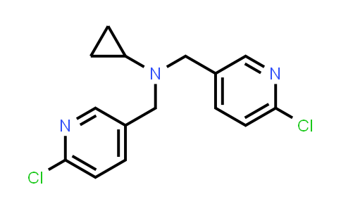 N,N-bis[(6-chloro-3-pyridyl)methyl]cyclopropanamine
