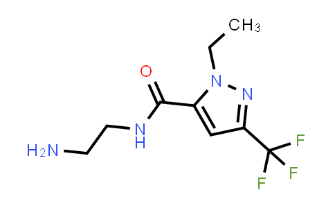 N-(2-aminoethyl)-2-ethyl-5-(trifluoromethyl)pyrazole-3-carboxamide