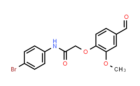 N-(4-bromophenyl)-2-(4-formyl-2-methoxy-phenoxy)acetamide