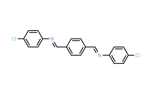 N-(4-Chlorophenyl)-1-[4-[(E)-(4-chlorophenyl)iminomethyl]phenyl]methanimine