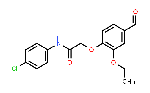 N-(4-chlorophenyl)-2-(2-ethoxy-4-formyl-phenoxy)acetamide