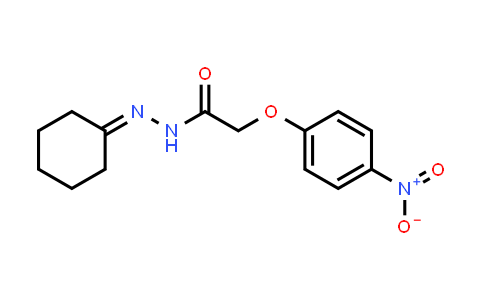 N-(Cyclohexylideneamino)-2-(4-nitrophenoxy)acetamide