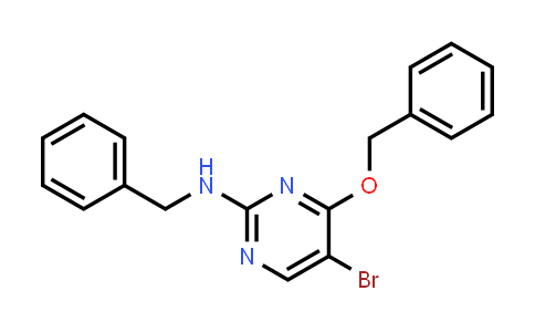 N-Benzyl-4-benzyloxy-5-bromo-pyrimidin-2-amine