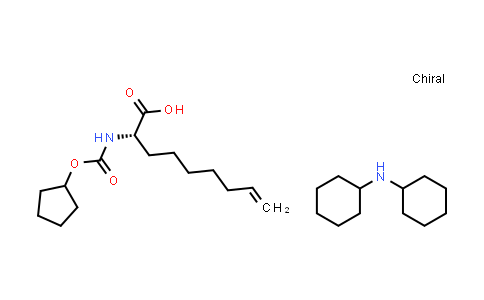 N-cyclohexylcyclohexanamine; (2S)-2-(cyclopentoxycarbonylamino)non-8-enoic acid
