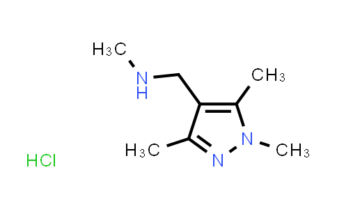 N-methyl-1-(1,3,5-trimethylpyrazol-4-yl)methanamine hydrochloride