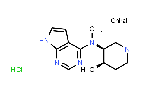 N-Methyl-N-((3R,4R)-4-methylpiperidin-3-yl)-7H-pyrrolo[2,3-d]pyrimidin-4-amine hydrochloride