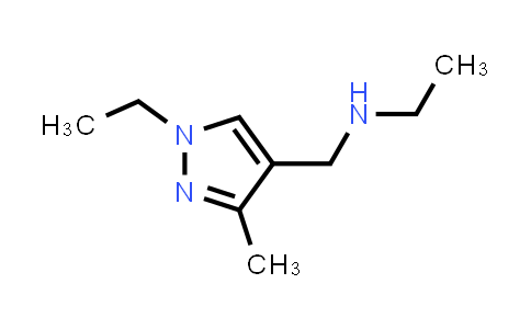 N-[(1-ethyl-3-methyl-pyrazol-4-yl)methyl]ethanamine