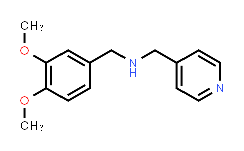 N-[(3,4-Dimethoxyphenyl)methyl]-1-(4-pyridyl)methanamine