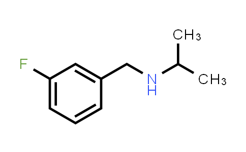 N-[(3-fluorophenyl)methyl]propan-2-amine