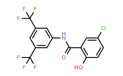 N-[3,5-bis(trifluoromethyl)phenyl]-5-chloro-2-hydroxy-benzamide