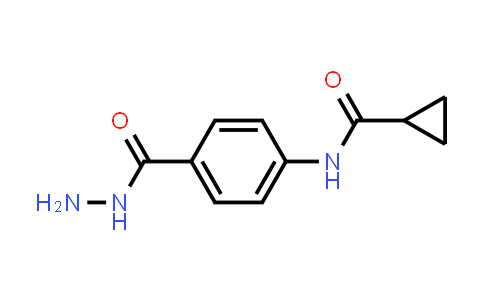 N-[4-(hydrazinecarbonyl)phenyl]cyclopropanecarboxamide
