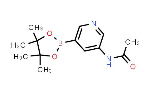 N-[5-(4,4,5,5-tetramethyl-1,3,2-dioxaborolan-2-yl)-3-pyridyl]acetamide