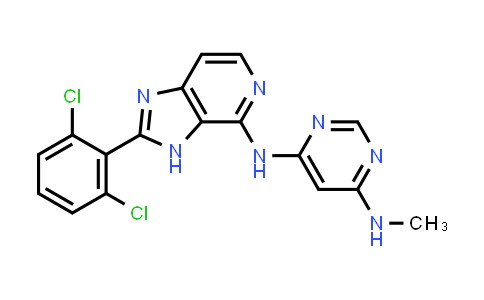 N6-[2-(2,6-dichlorophenyl)-3H-imidazo[4,5-c]pyridin-4-yl]-N4-methyl-pyrimidine-4,6-diamine