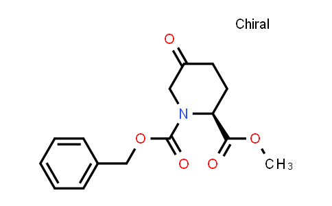 O1-Benzyl O2-methyl (2S)-5-oxopiperidine-1,2-dicarboxylate