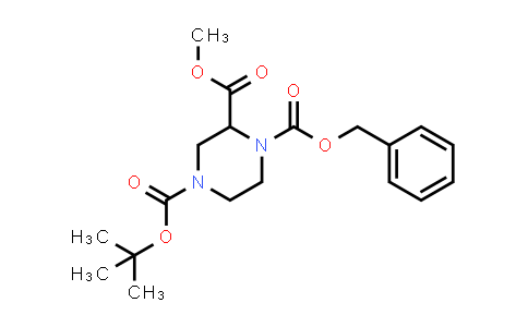 O1-Benzyl O4-tert-butyl O2-methyl piperazine-1,2,4-tricarboxylate
