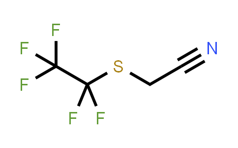 Pentafluoroethylsulfanyl-acetonitrile