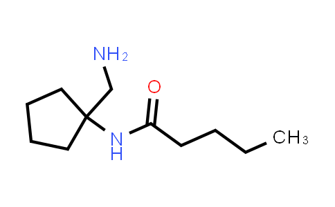 Pentanoic acid (1-aminomethyl-cyclopentyl)amide